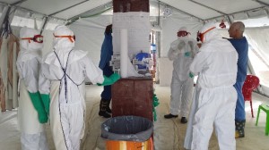 Protocole d'entrée hot zone Ebola