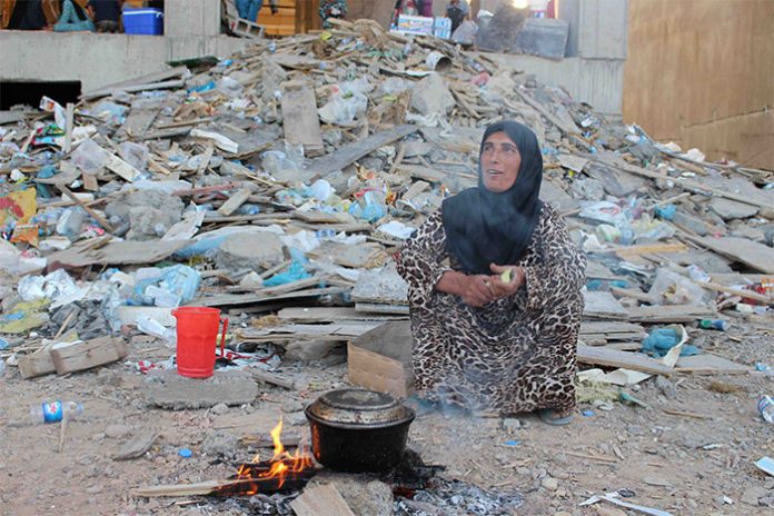 Camp de déplacés à Erbil